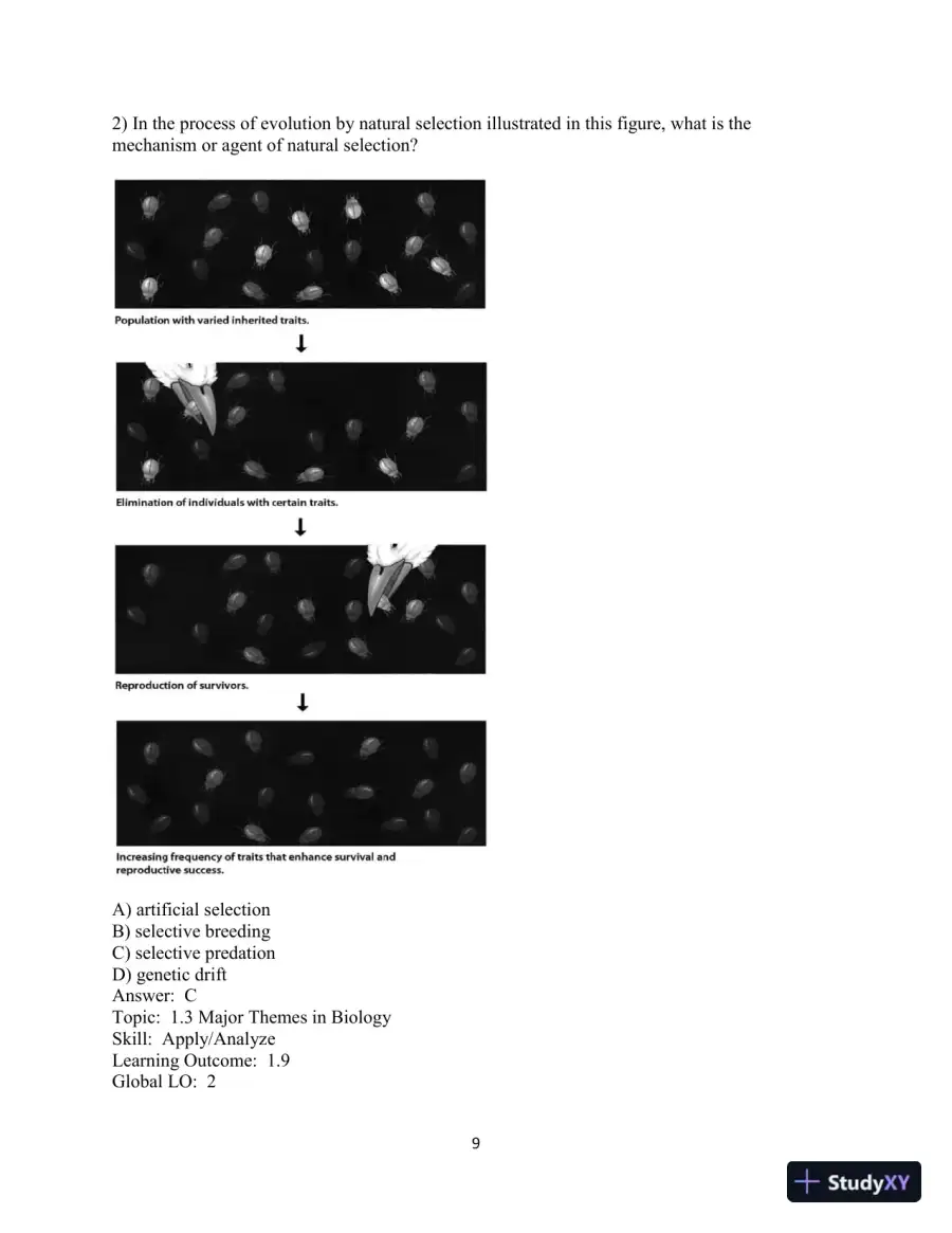 Test Bank for Campbell Essential Biology, 7th Edition, page 10