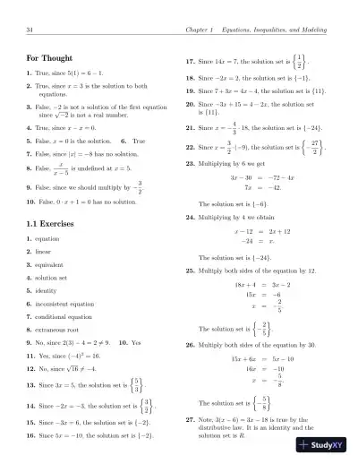 Solution Manual for College Algebra, 6th Edition - Page 4 preview image