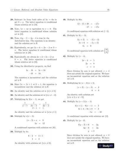 Solution Manual for College Algebra, 6th Edition - Page 5 preview image