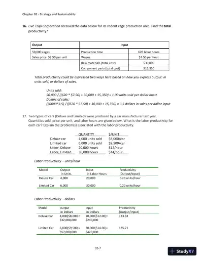 Solution Manual for Operations and Supply Chain Management: The Core, 5th Edition - Page 16 preview image