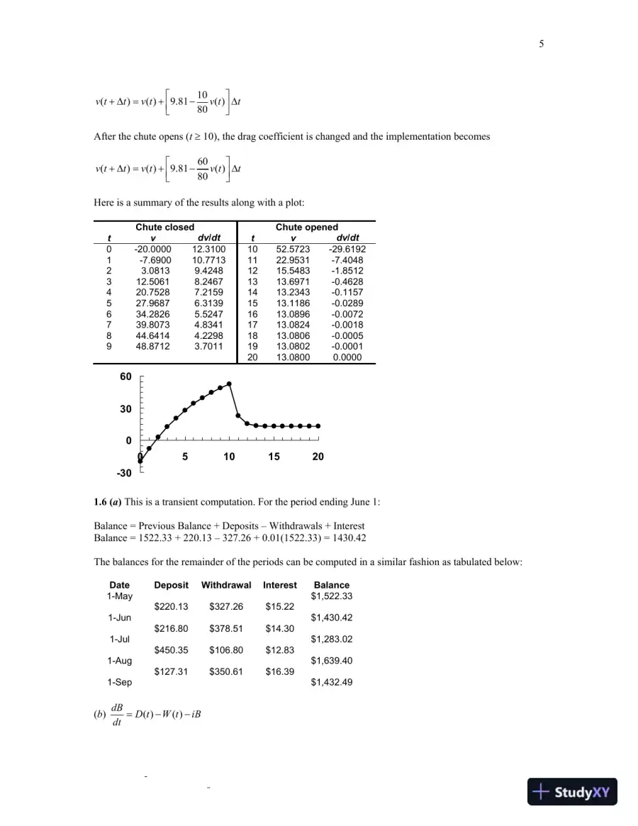 Numerical Methods for Engineers, 7th edition Solution Manual, page 6