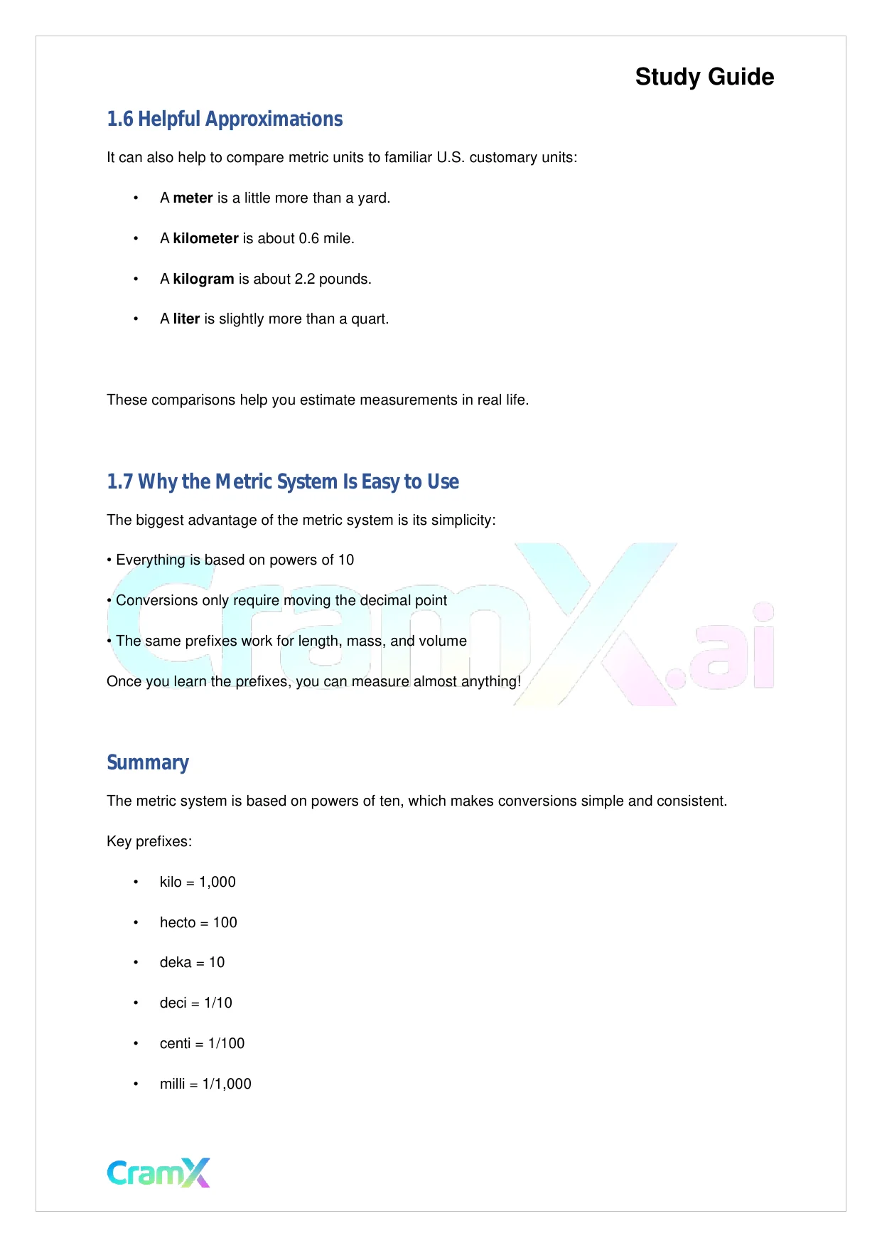 Basic Math and Pre-Algebra - Measurements - Page 3 preview image