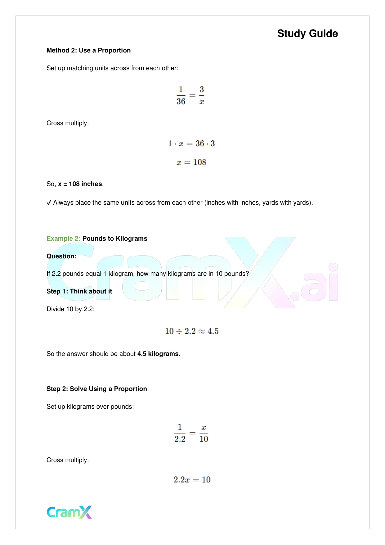Basic Math and Pre-Algebra - Measurements - Page 5 preview image
