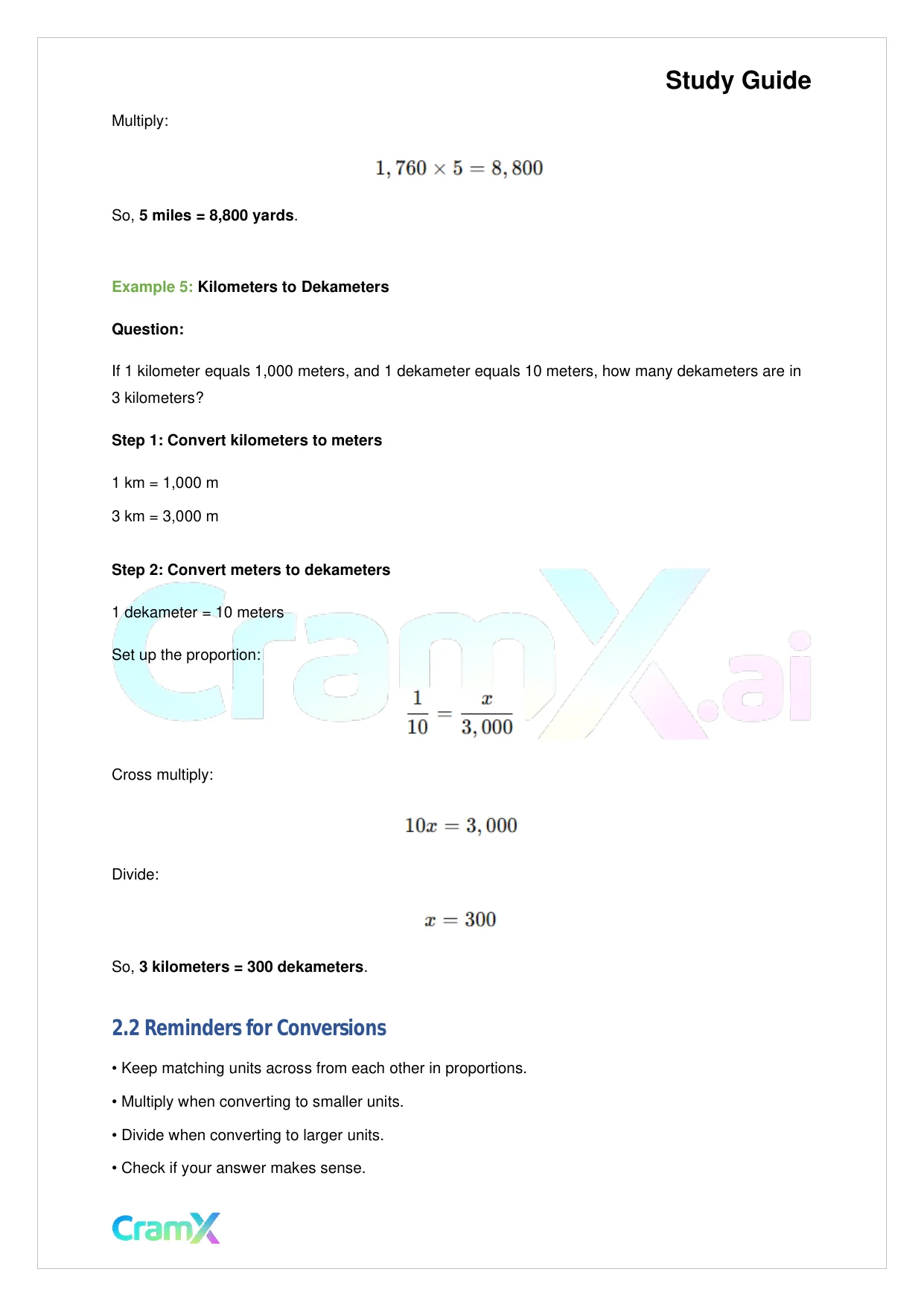 Basic Math and Pre-Algebra - Measurements - Page 7 preview image