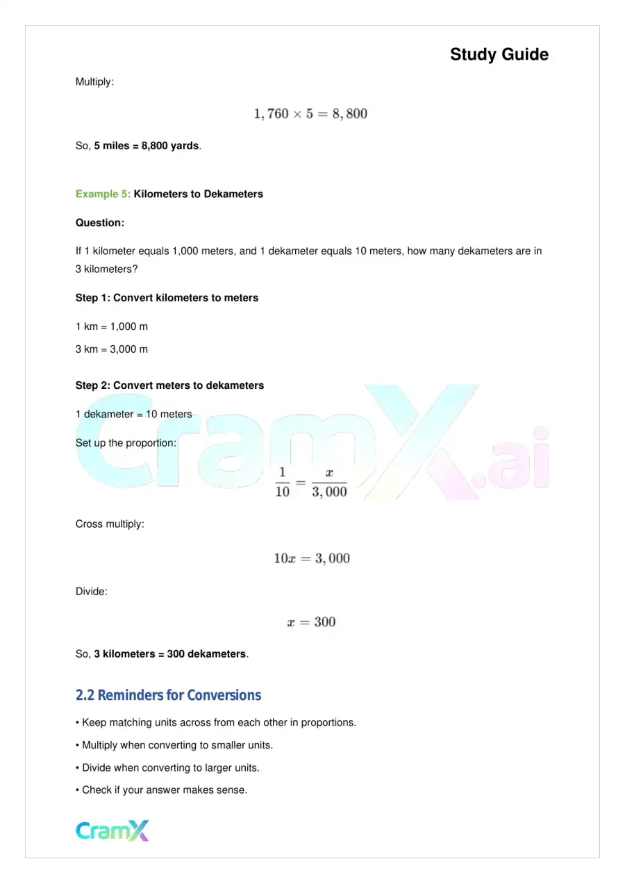 Basic Math and Pre-Algebra - Measurements, page 7