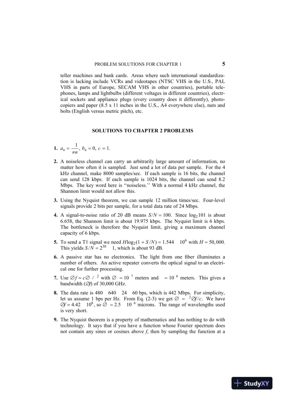 Solution Manual For Computer Networks, 4th Edition, page 7