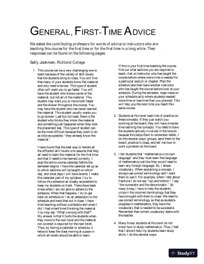 Revision Notes for Basic College Mathematics, 13th Edition - Page 3 preview image