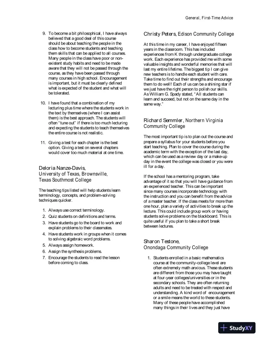 Revision Notes for Basic College Mathematics, 13th Edition, page 5