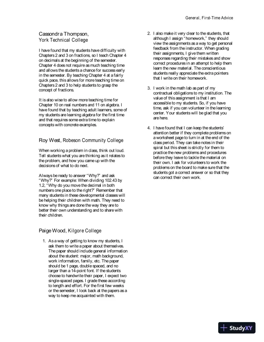 Revision Notes for Basic College Mathematics, 13th Edition, page 7
