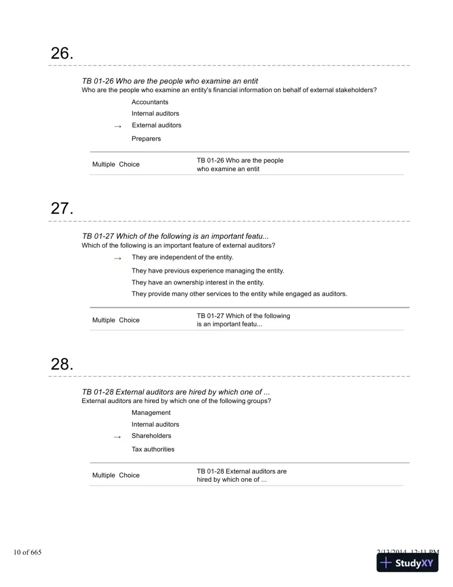 Financial Accounting: A Critical Approach 2013, 4th Edition Test Bank, page 11