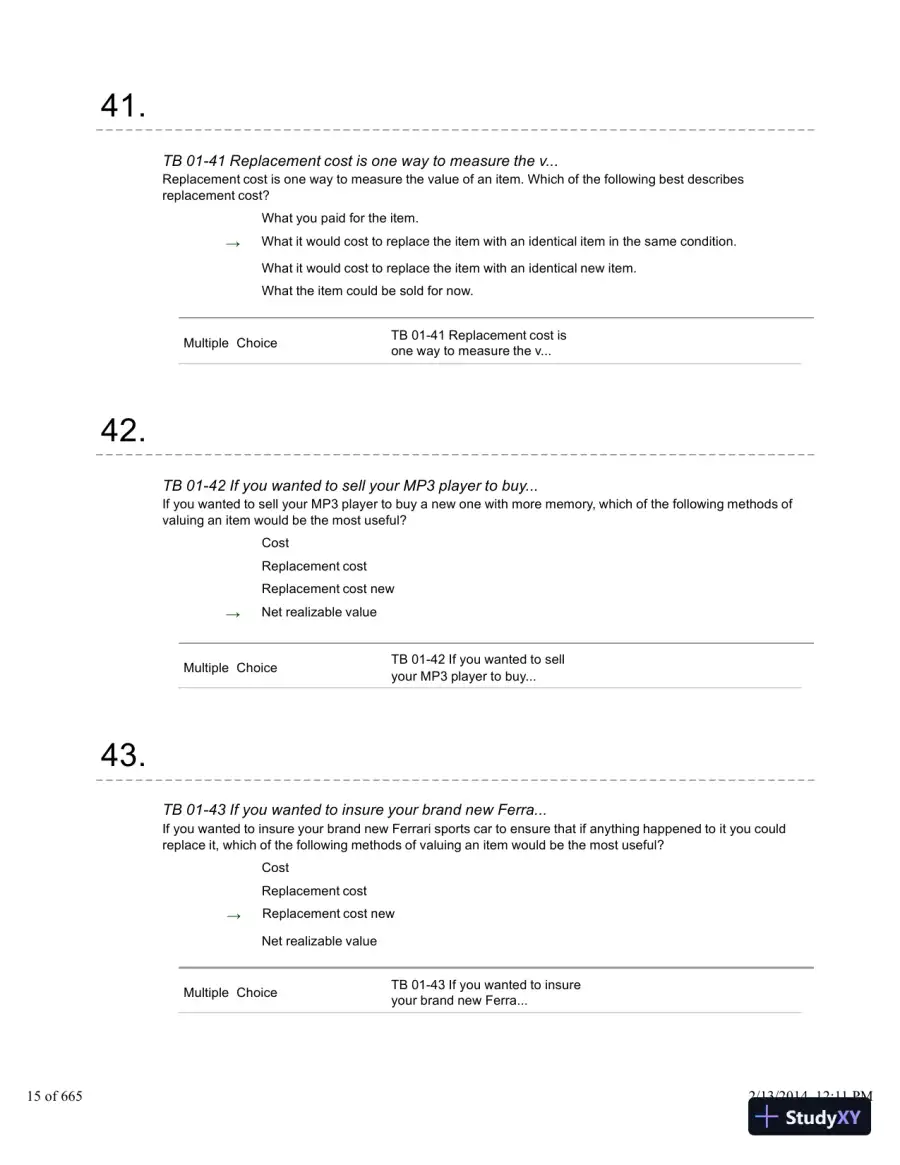 Financial Accounting: A Critical Approach 2013, 4th Edition Test Bank, page 16
