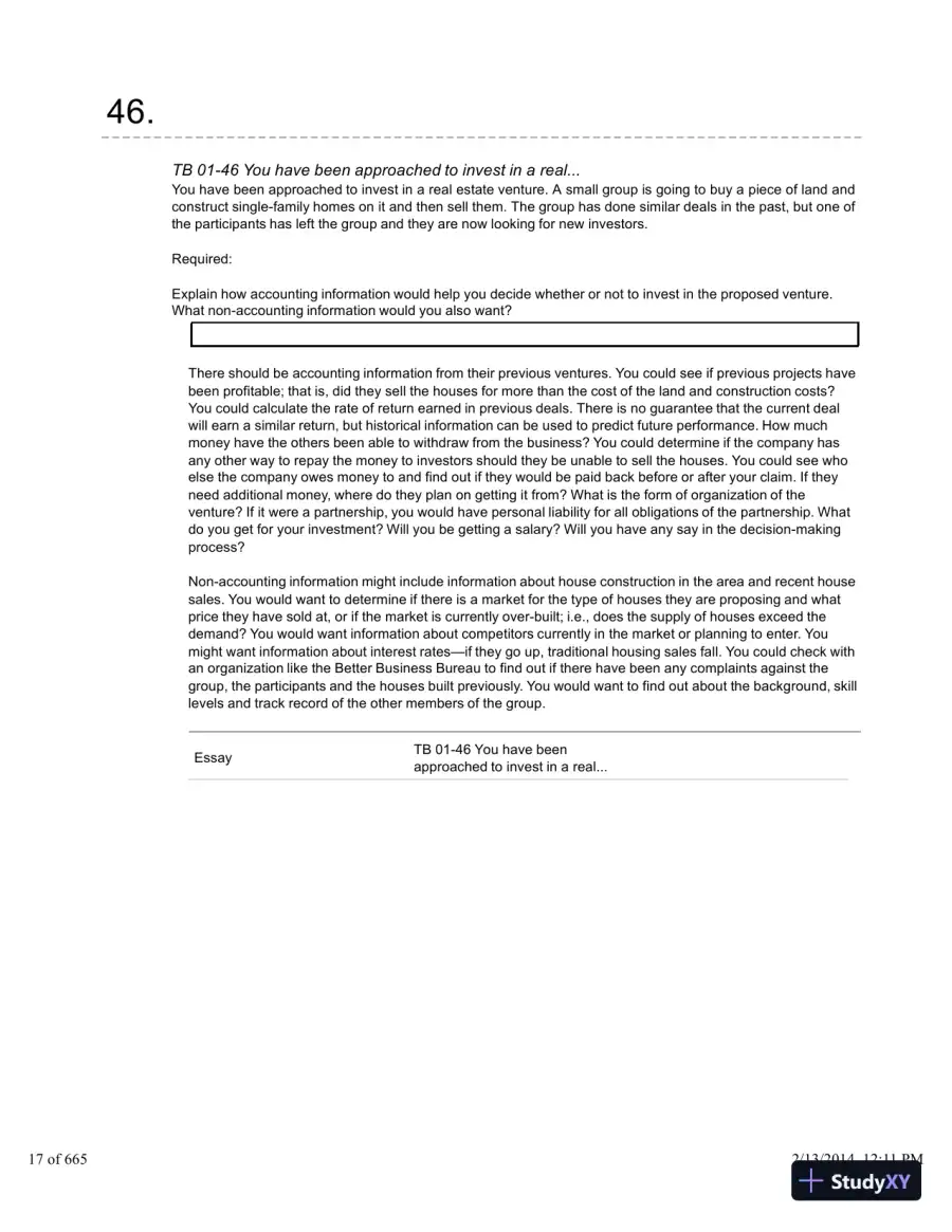 Financial Accounting: A Critical Approach 2013, 4th Edition Test Bank, page 18