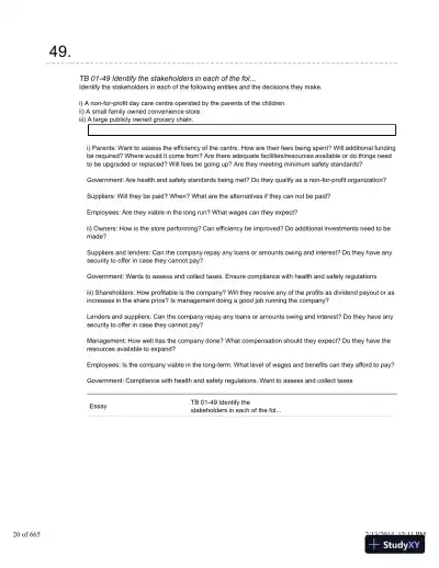 Financial Accounting: A Critical Approach 2013, 4th Edition Test Bank - Page 21 preview image