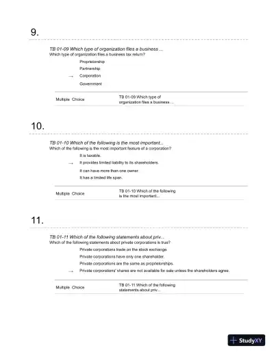 Financial Accounting: A Critical Approach 2013, 4th Edition Test Bank - Page 5 preview image