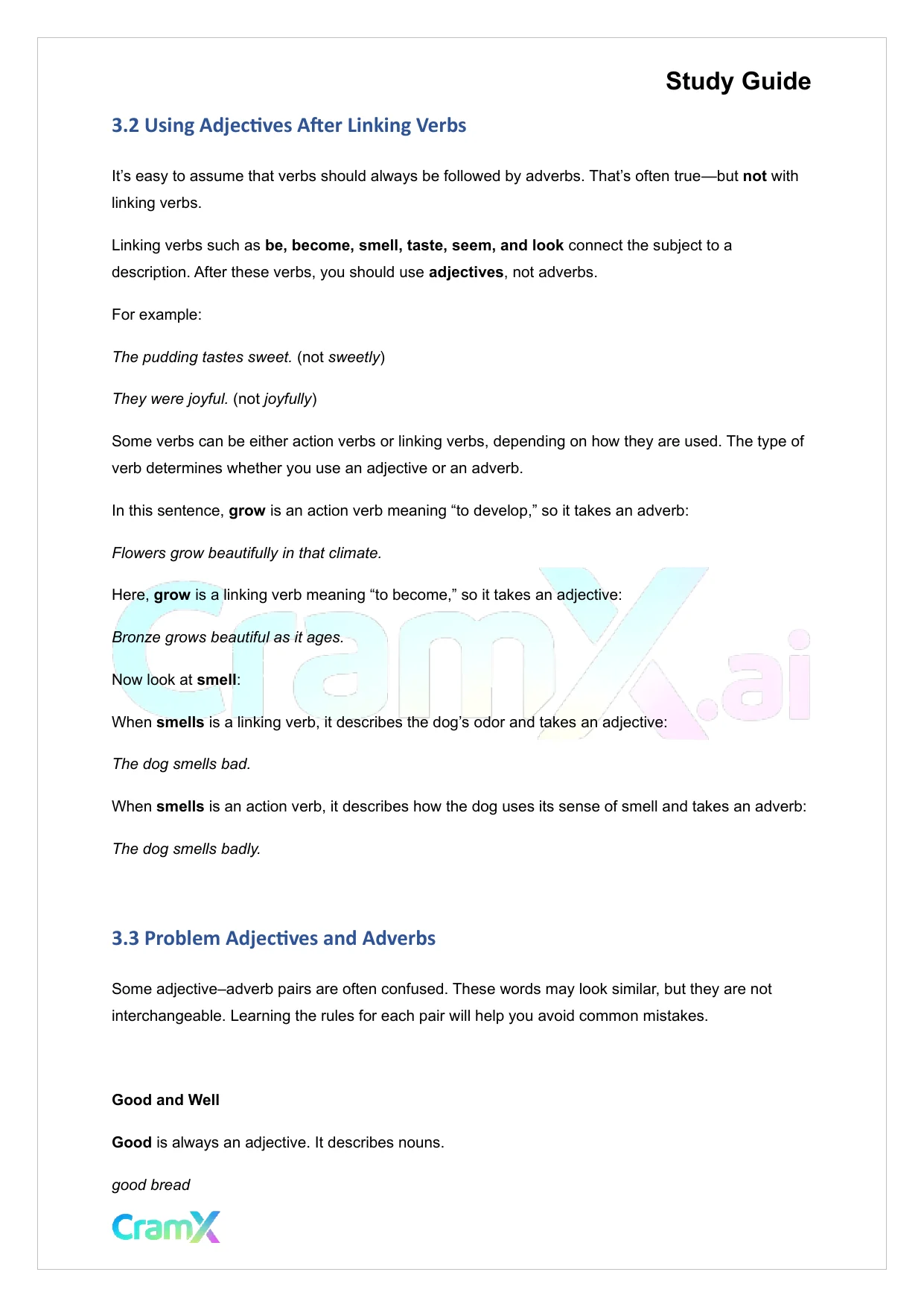 English - Modifiers Adjectives, Adverbs, and Compo - Page 7 preview image