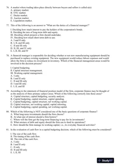 Test Bank For Fundamentals Of Corporate Finance, 8th Canadian Edition - Page 11 preview image