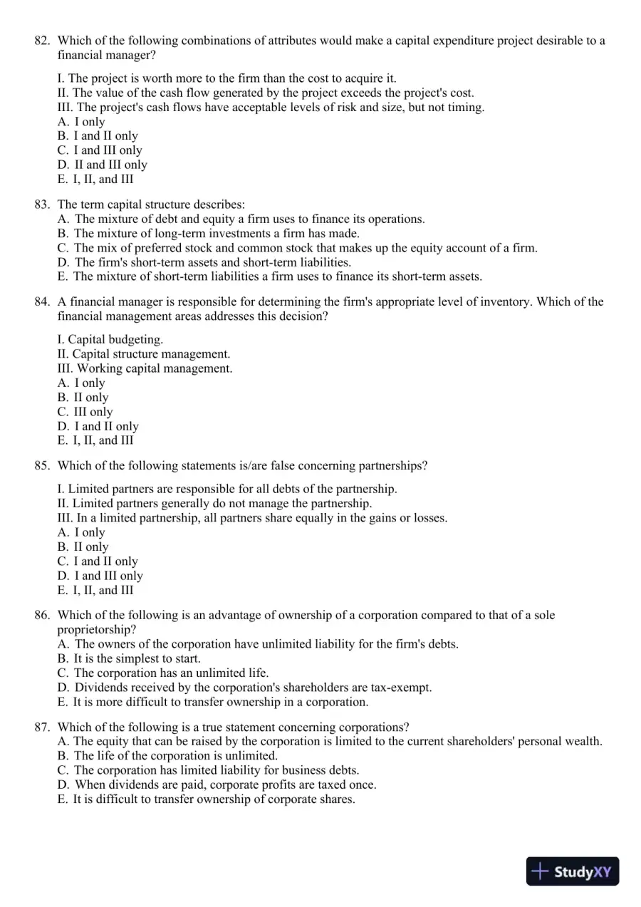 Test Bank For Fundamentals Of Corporate Finance, 8th Canadian Edition, page 12