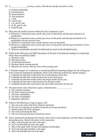 Test Bank For Fundamentals Of Corporate Finance, 8th Canadian Edition - Page 14 preview image