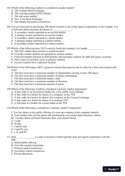 Test Bank For Fundamentals Of Corporate Finance, 8th Canadian Edition - Page 16 preview image
