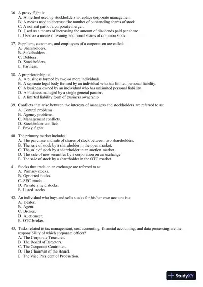 Test Bank For Fundamentals Of Corporate Finance, 8th Canadian Edition - Page 6 preview image