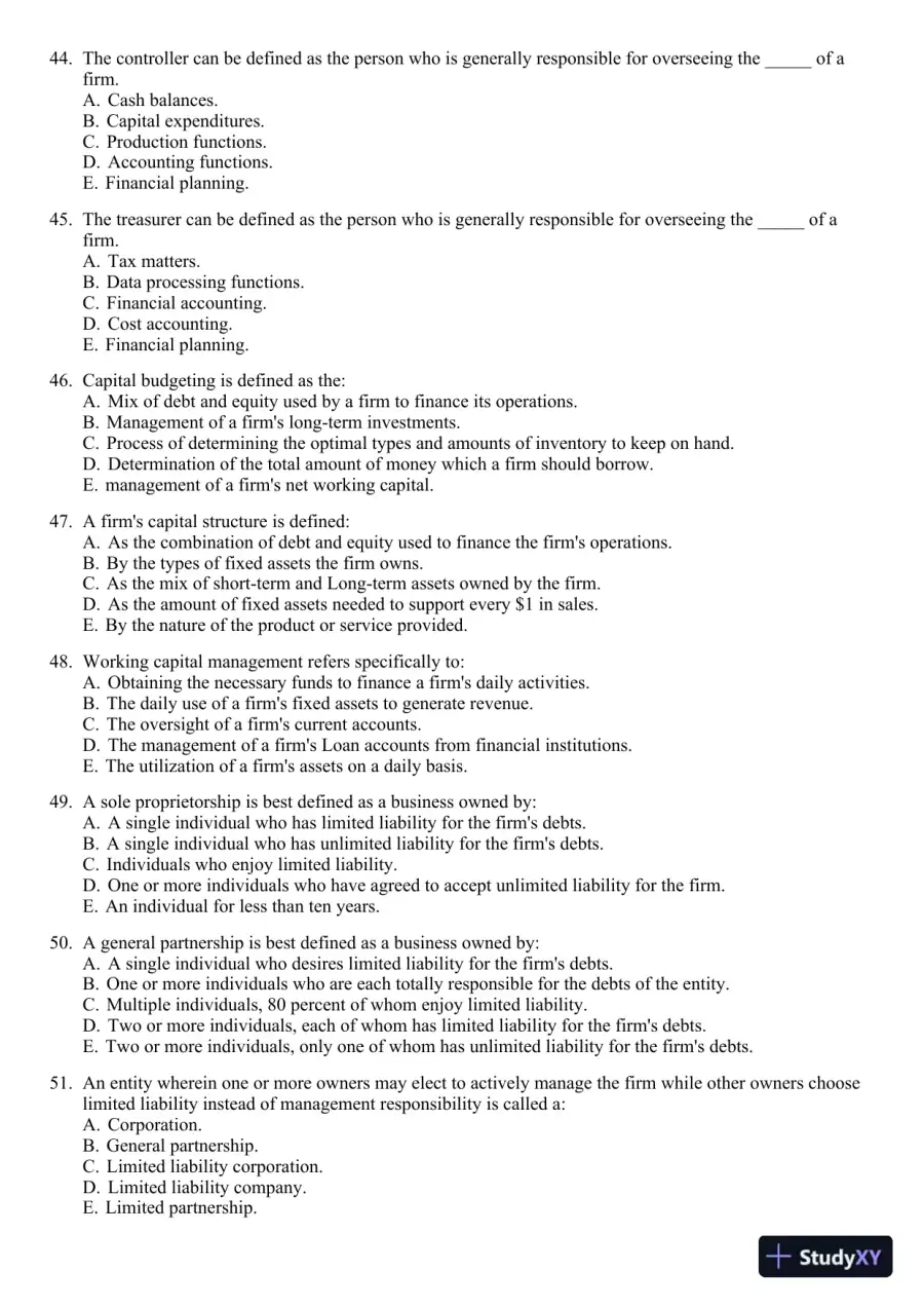 Test Bank For Fundamentals Of Corporate Finance, 8th Canadian Edition, page 7