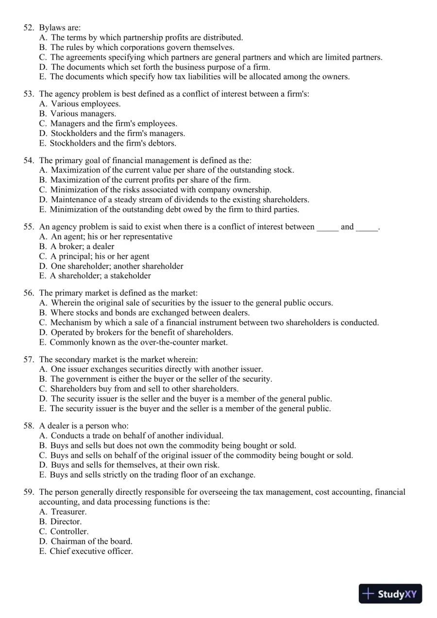 Test Bank For Fundamentals Of Corporate Finance, 8th Canadian Edition, page 8
