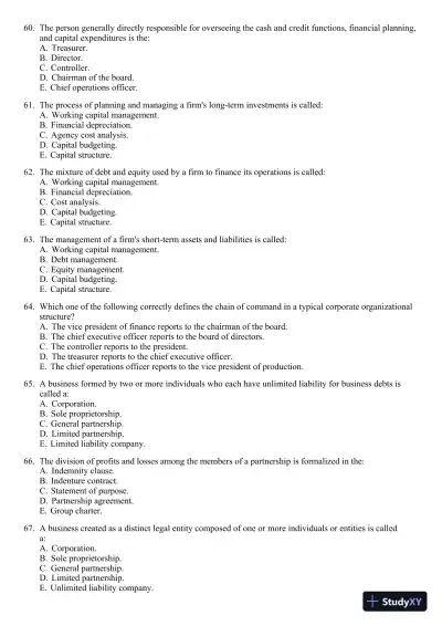 Test Bank For Fundamentals Of Corporate Finance, 8th Canadian Edition - Page 9 preview image