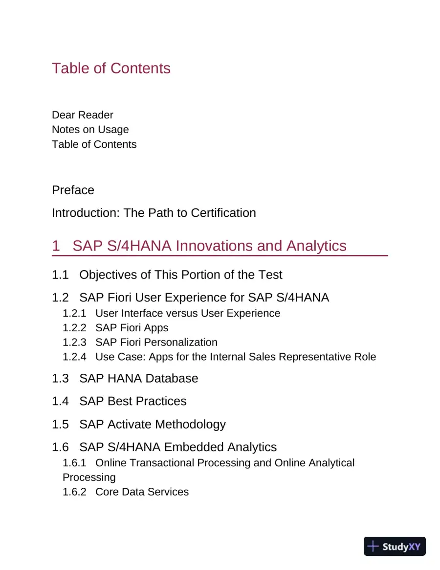 SAP S/4HANA Sales Certification Guide: Application Associate Exam (2021), page 10