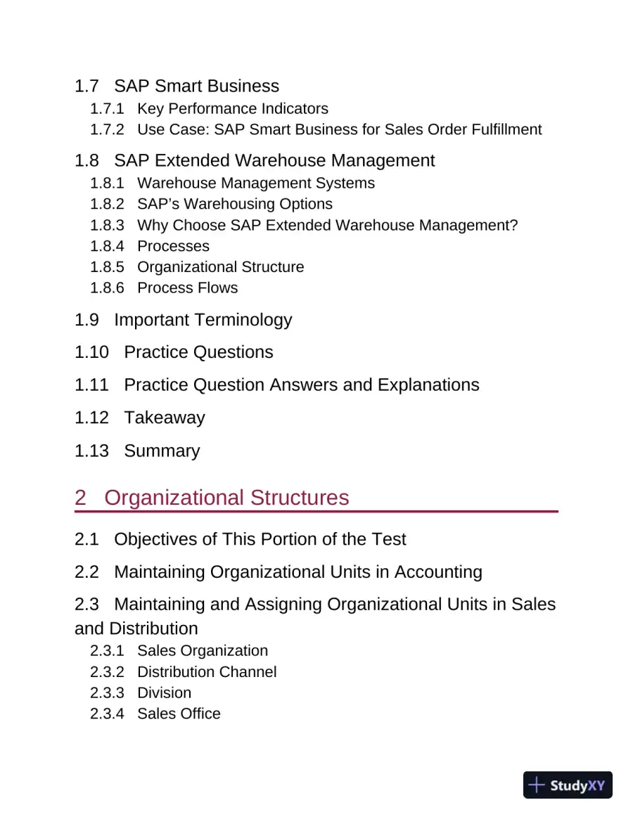 SAP S/4HANA Sales Certification Guide: Application Associate Exam (2021), page 11