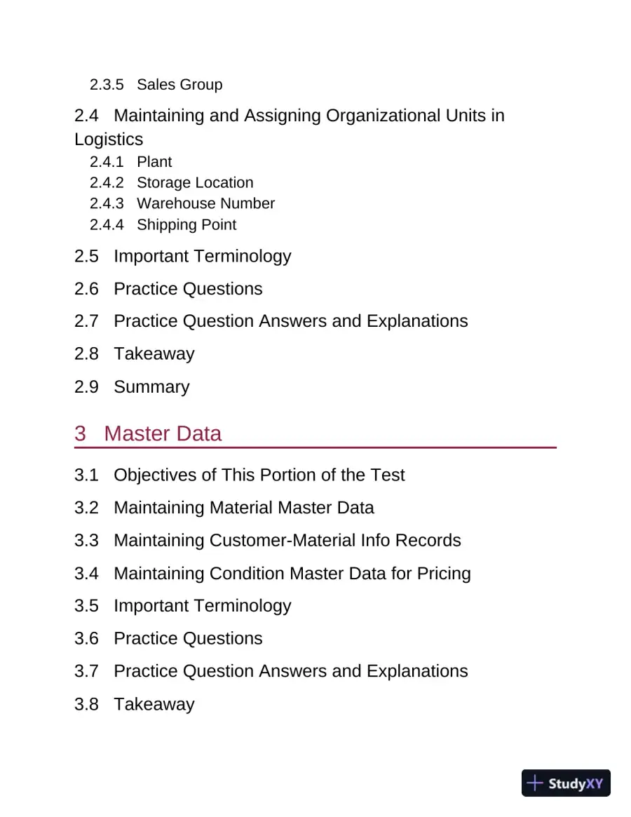 SAP S/4HANA Sales Certification Guide: Application Associate Exam (2021), page 12
