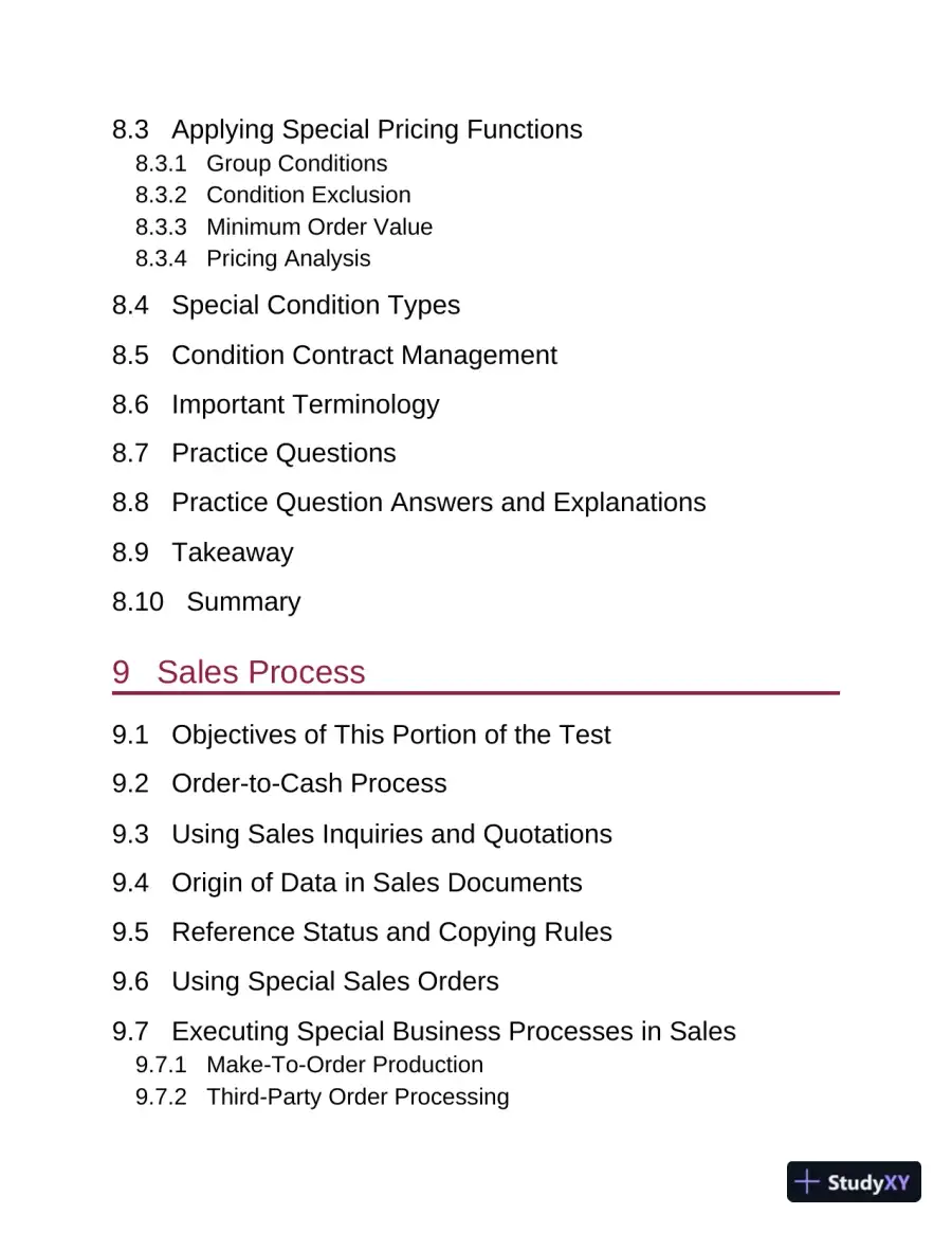 SAP S/4HANA Sales Certification Guide: Application Associate Exam (2021), page 16