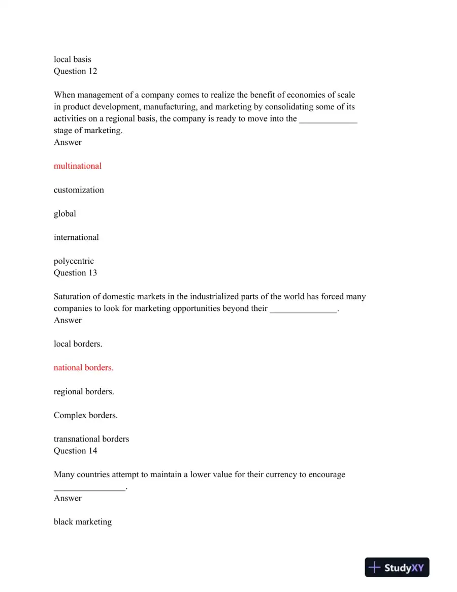 MKT 515 Midterm Part 1, page 6