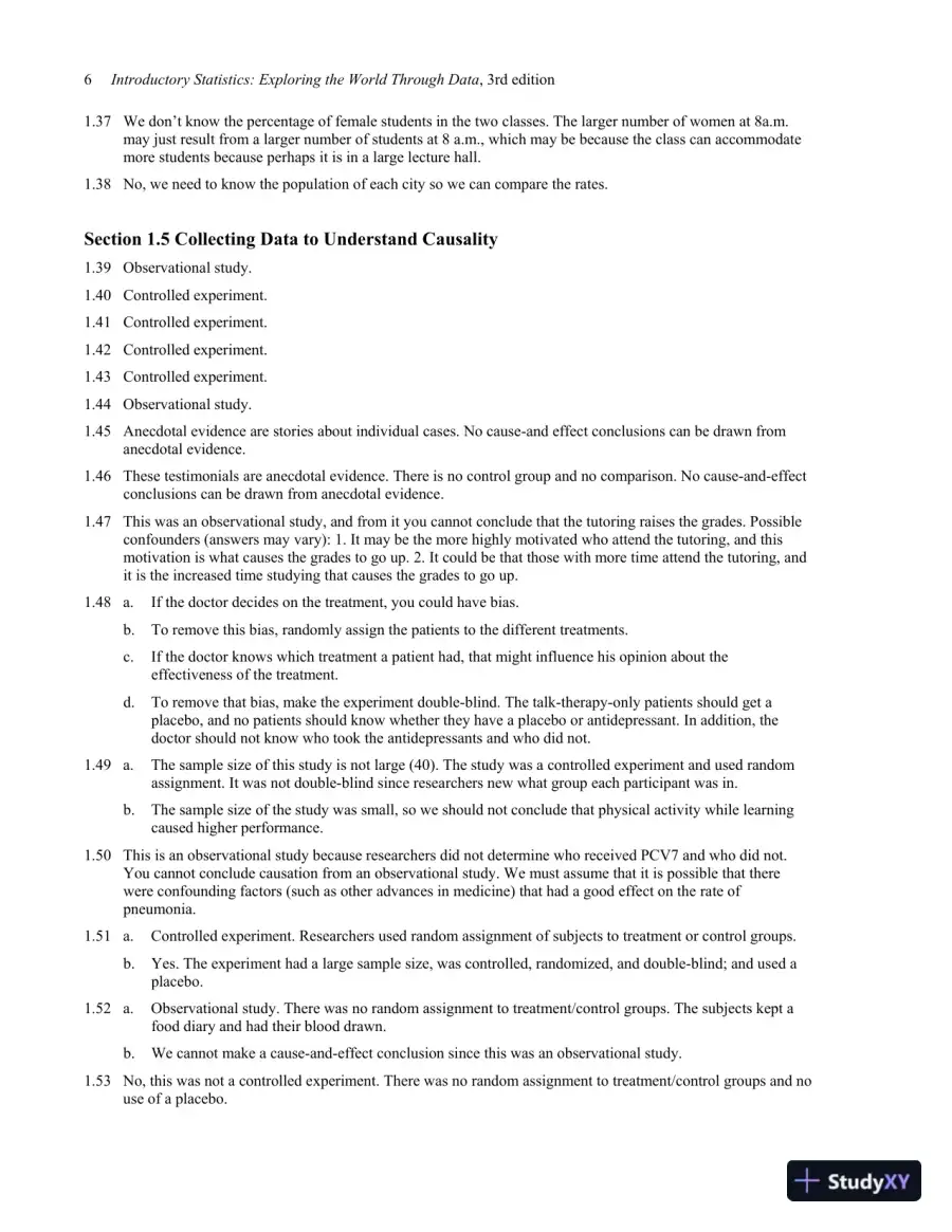 Solution Manual for Introductory Statistics: Exploring the World Through Data, 3rd Edition, page 12