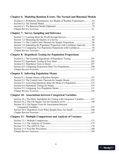 Solution Manual for Introductory Statistics: Exploring the World Through Data, 3rd Edition - Page 4 preview image