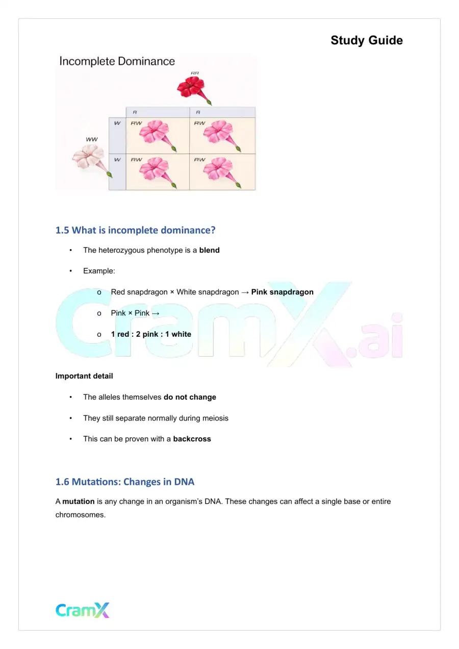 Plant Biology - Genetics, page 3