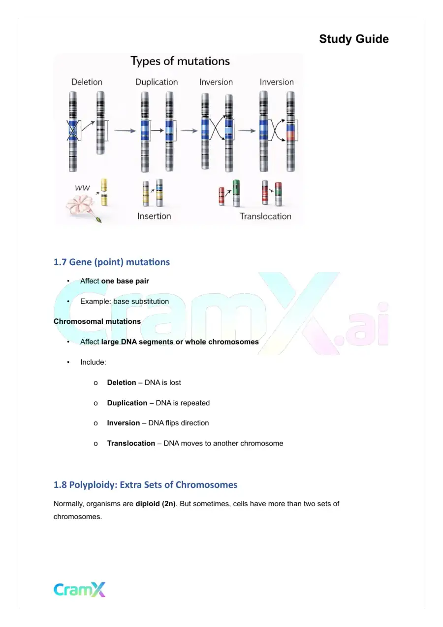Plant Biology - Genetics, page 4