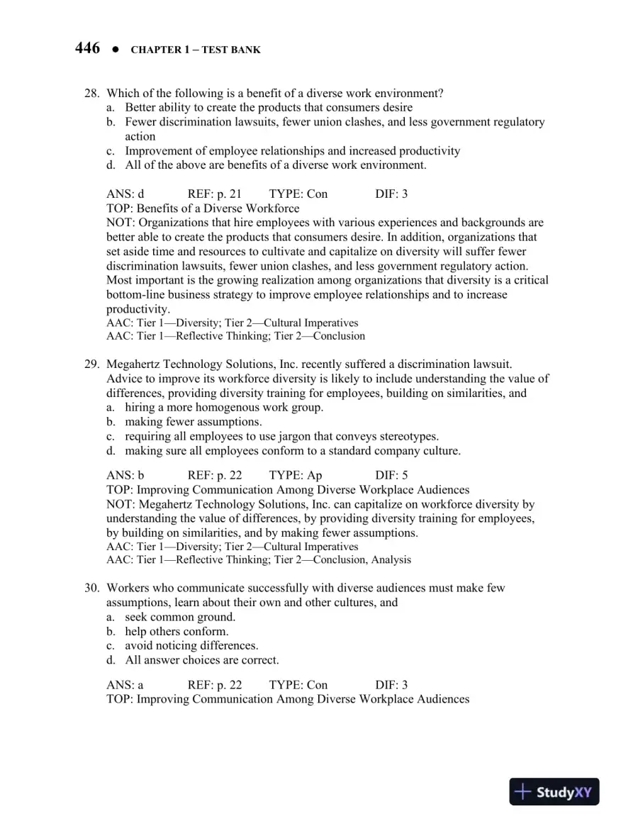 Essentials of Business Communication Canadian 6th Edition Test Bank, page 11