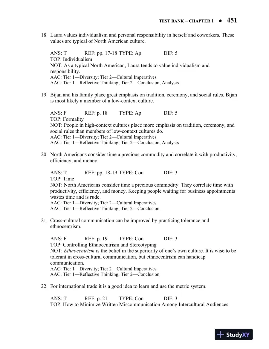Essentials of Business Communication Canadian 6th Edition Test Bank, page 16