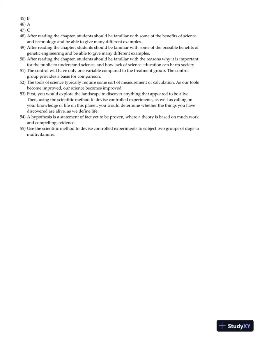 Biology: A Guide to the Natural World with mybiology 4th Edition Test Bank, page 10