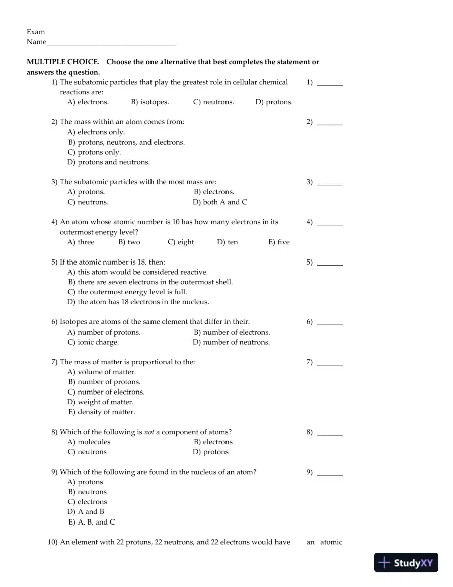 Biology: A Guide to the Natural World with mybiology 4th Edition Test Bank, page 11