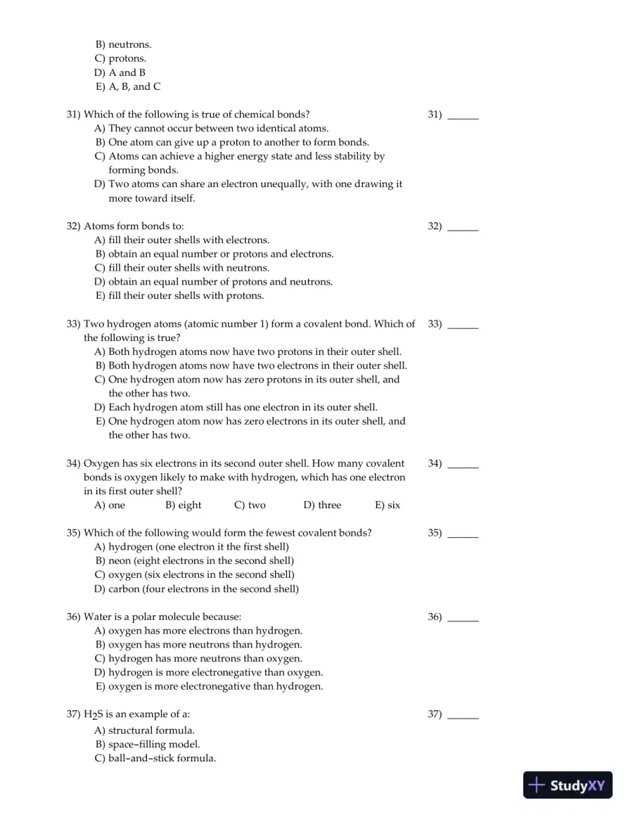 Biology: A Guide to the Natural World with mybiology 4th Edition Test Bank, page 15