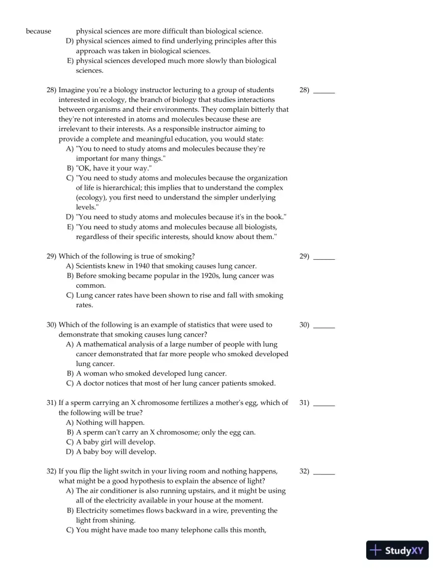 Biology: A Guide to the Natural World with mybiology 4th Edition Test Bank, page 6