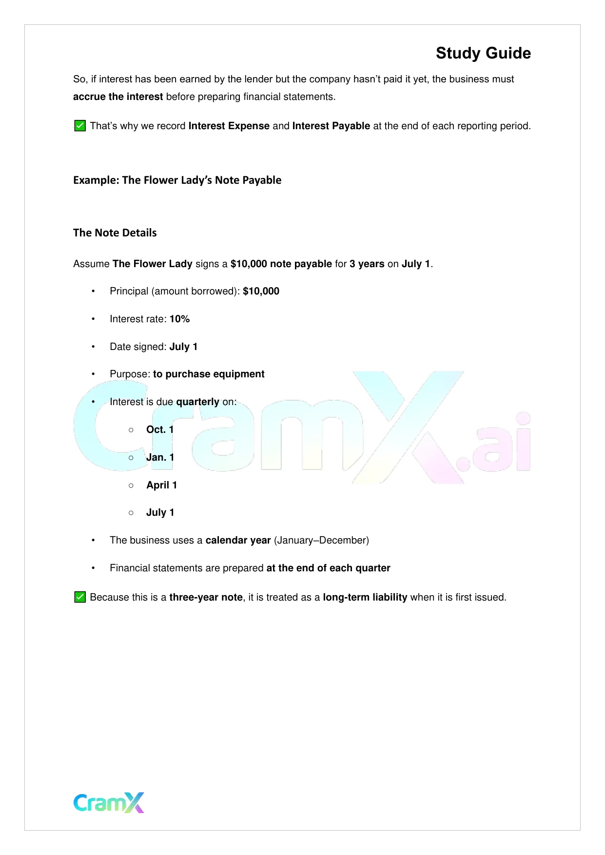 Accounting Principles II – Long-Term Liabilities - Page 3 preview image