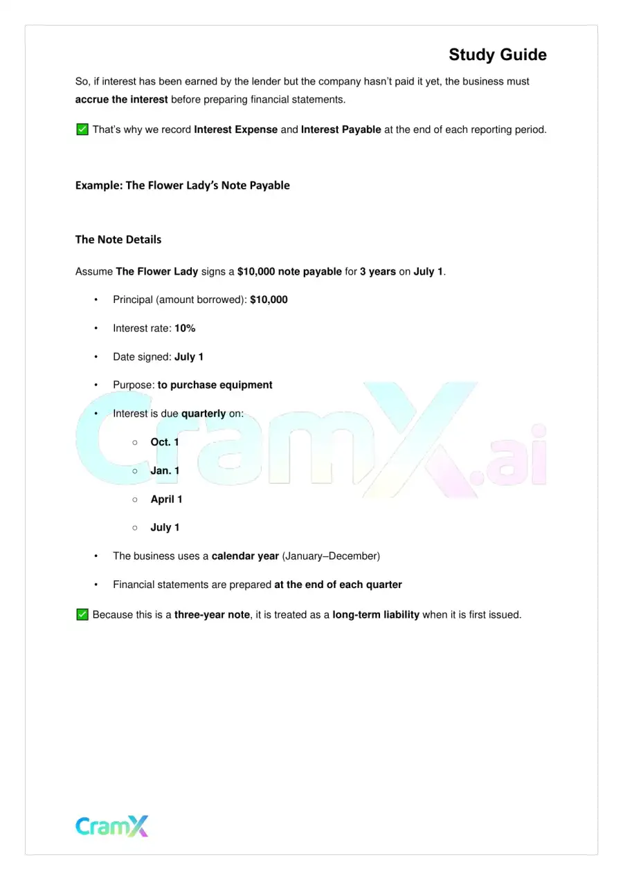 Accounting Principles II – Long-Term Liabilities, page 3