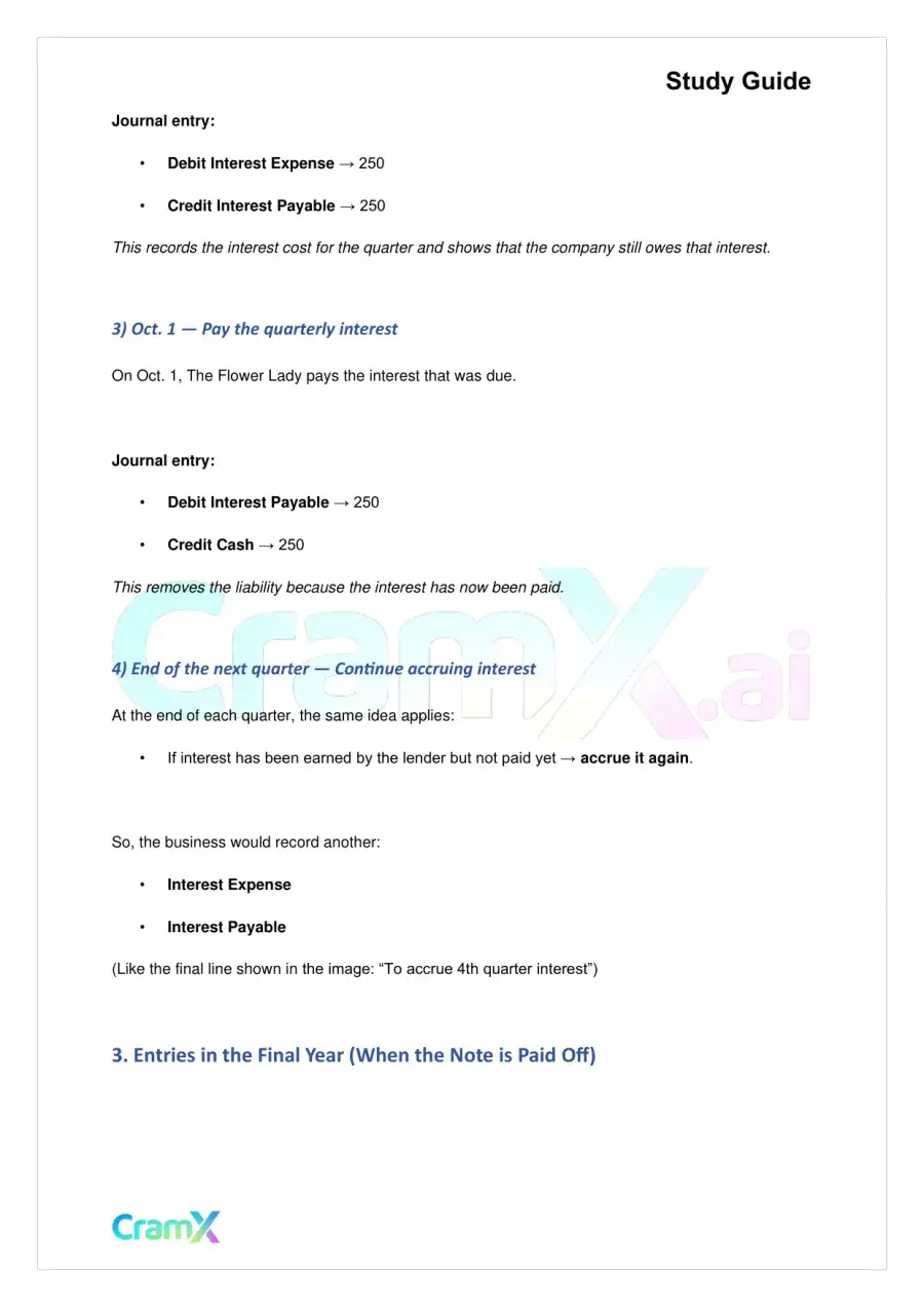 Accounting Principles II – Long-Term Liabilities, page 5