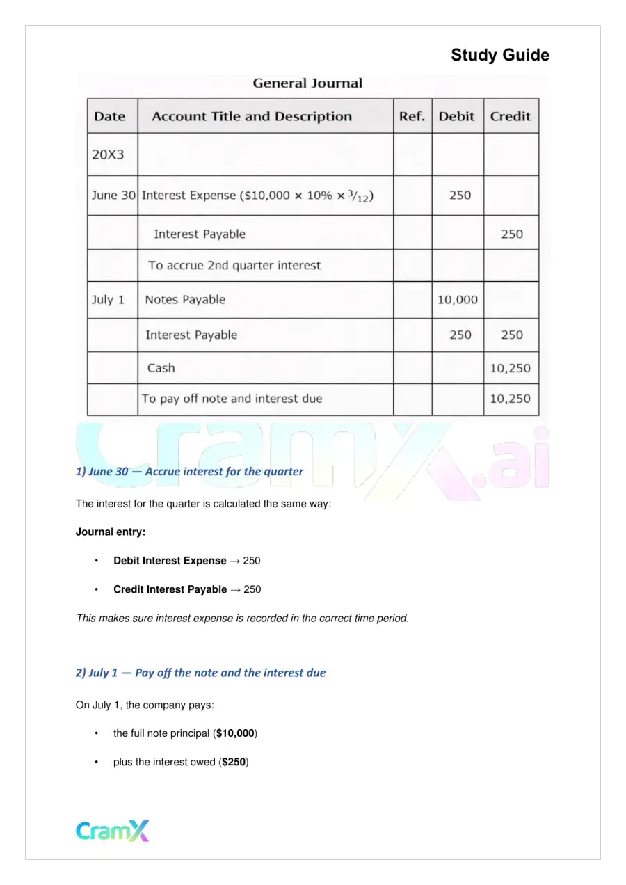 Accounting Principles II – Long-Term Liabilities, page 6