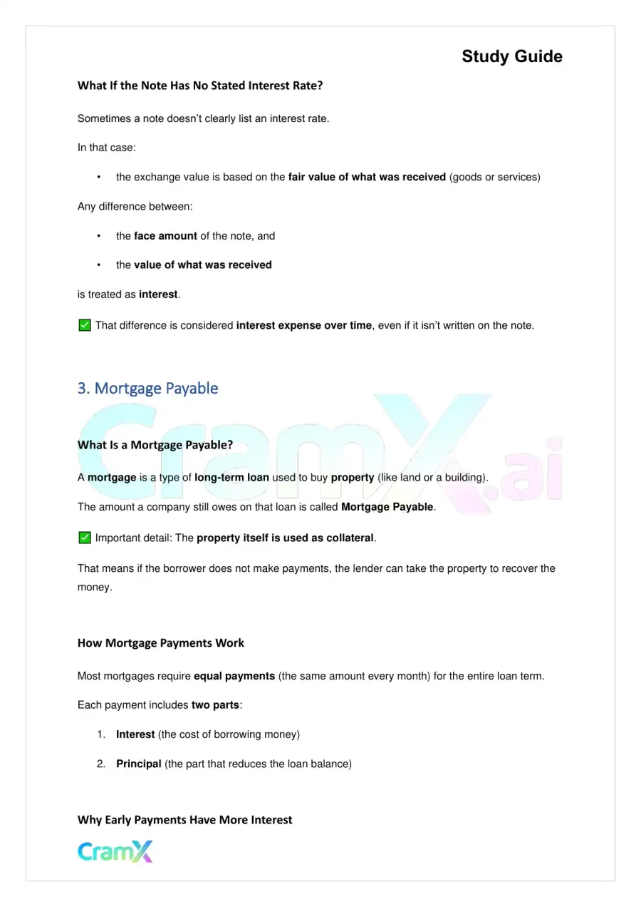 Accounting Principles II – Long-Term Liabilities, page 8