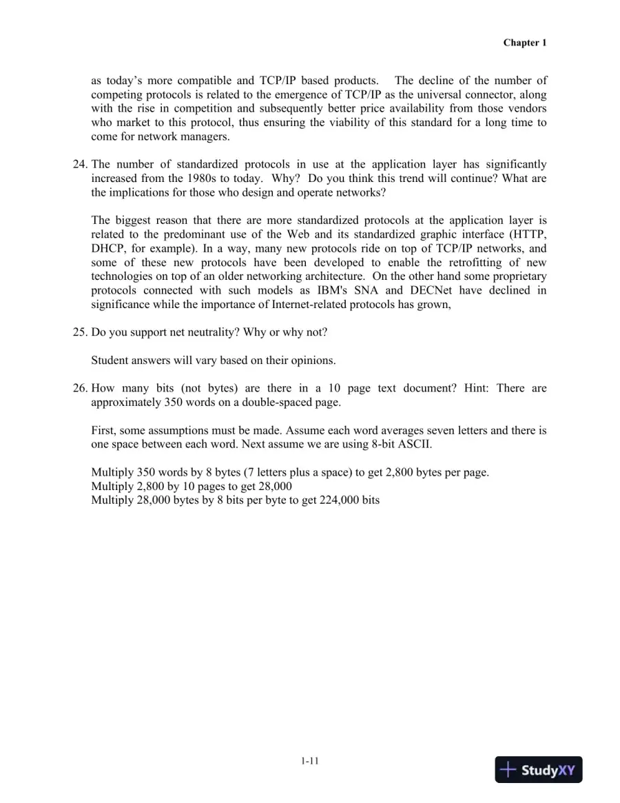 Business Data Communications and Networking, 11th Edition Solution Manual, page 12