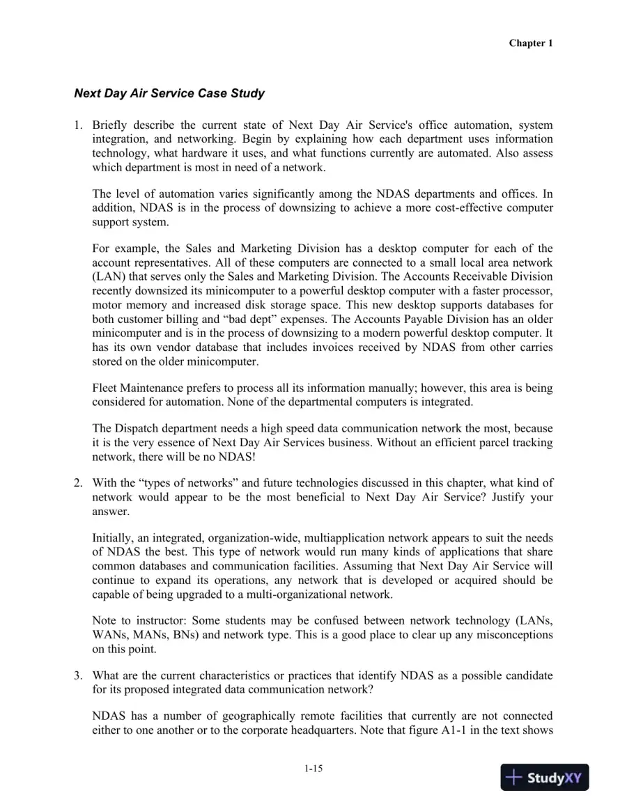 Business Data Communications and Networking, 11th Edition Solution Manual, page 16