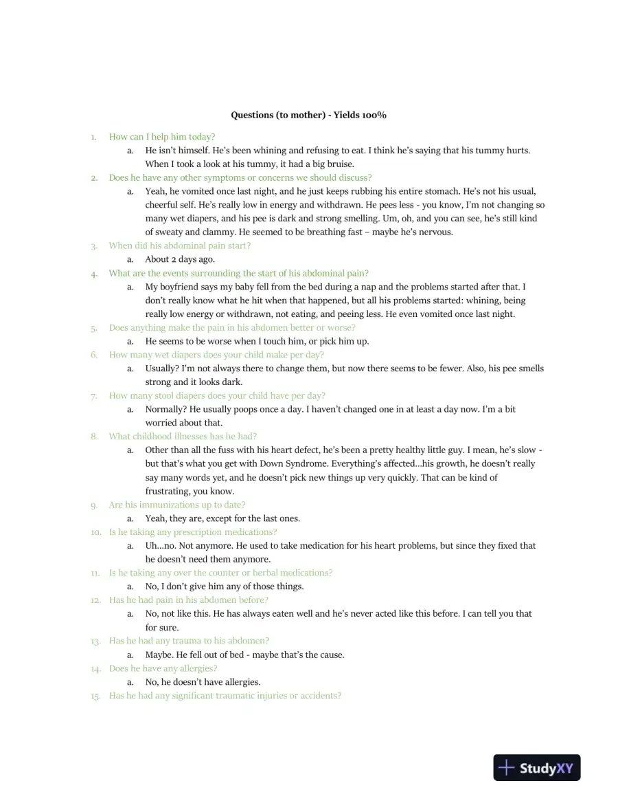 IHUMAN Clinical Analysis Case Study With Answers (31 Solved Questions), page 3